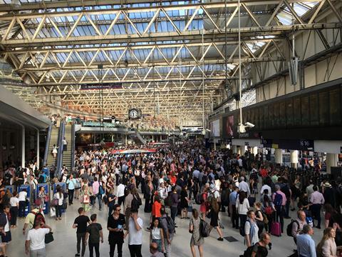 London Waterloo station concourse (Photo Network Rail)