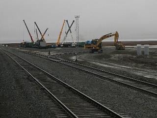 Yamal Peninsula railway.