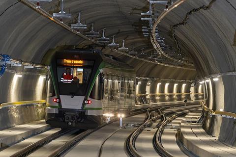Chemin de fer Lausanne-Echallens-Bercher tunnel