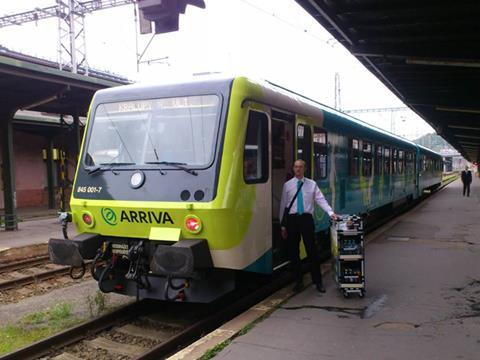 Arriva has launched an unsubsidised passenger service on the 26 km Praha Masarykovo - Kralupy nad Vltavou route (Photo: Aleš Petrovský).