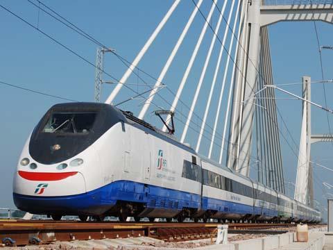 RFI high speed test train.