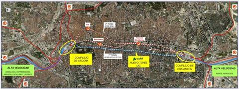Madrid cross city tunnels