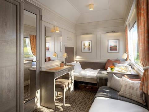 The Belmond Grand Hibernian train will offer 'the first luxury overnight rail experience of its kind in Ireland'.