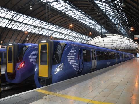 Impression of Hitachi Rail Europe AT200 EMUs for ScotRail.