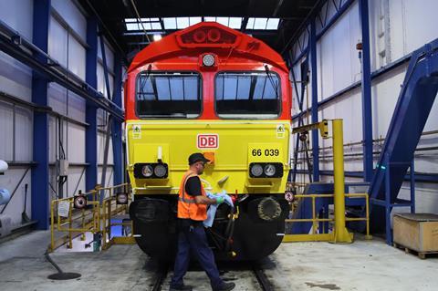 Class 66 ETCS FIC at Toton (Photo DB Cargo UK)