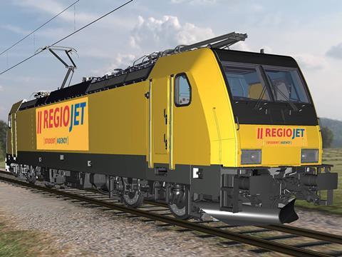 RegioJet has ordered eight Bombardier Transportation Traxx multi-voltage electric locomotives.