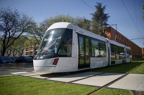 The initial section of the Avignon tramway was inaugurated on October 19.