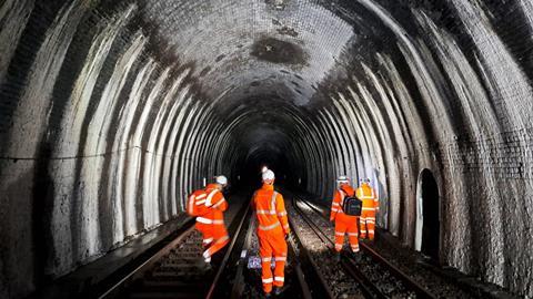Inside view of Blackheath Tunnel
