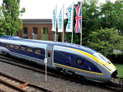 Siemens Velaro e320 high speed trainset for Eurostar.