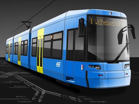 Impression of Flexity Classic tram for Kassel.