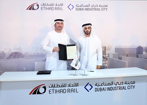 Etihad Rail announces rail freight terminal at Dubai Industrial City 2