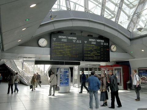 Brussels Luxembourg station.