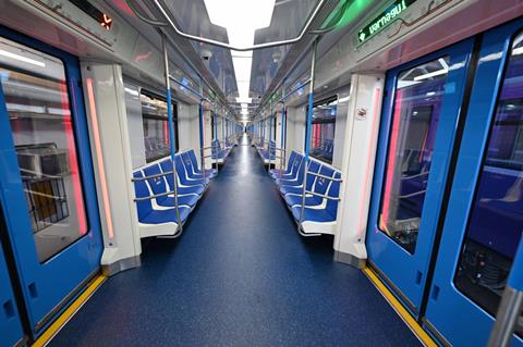 Metrowagonmash delivers Baku metro trains (photo President's office) (2)