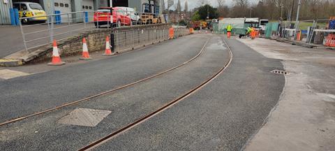 Coventry Very Light Rail test track at council depot (1)
