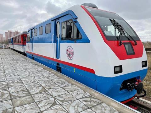 Kambarka Engineering Works children’s railway train for Mongolia.