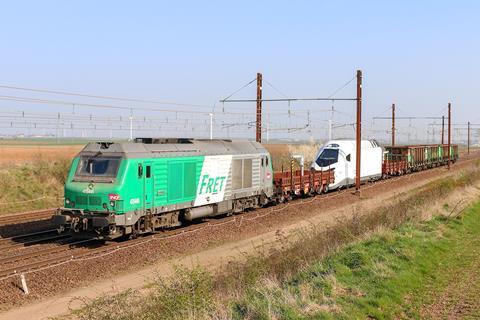 BB 75445 and TGV M 1003 (Photo: Romain Vergnères)