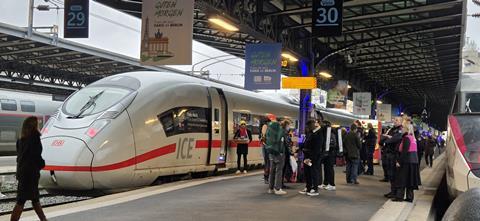 First Paris to Berlin ICE (Photo JP Masse)