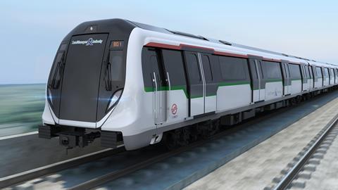 sg BOMBARDIER MOVIA metro train currently in delivery for the North-South and East-West Lines.