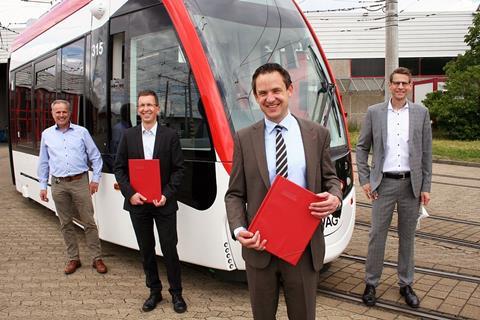 Freiburg CAF tram order