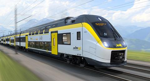 Baden-Württemberg’s rolling stock owning body SFBW has awarded Alstom a €500m contract to supply a further 26 Coradia Max partly double-deck electric multiple-units