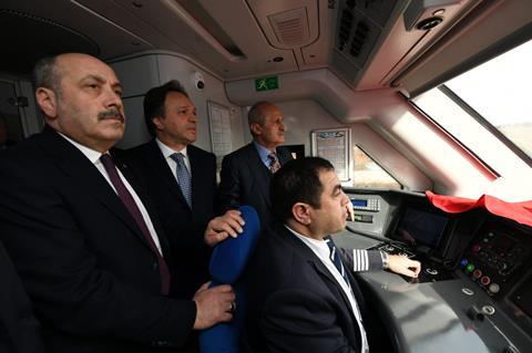 Ankara - Sivas high speed line testing (2)