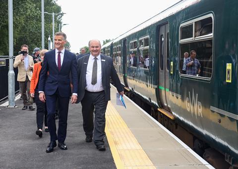 Marsh Barton opening (Photo GWR)