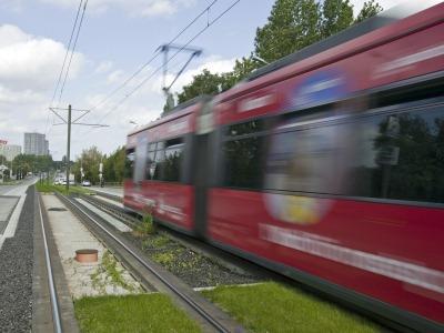 Rail.One has laid similar track on Rhinstrasse in Berlin.