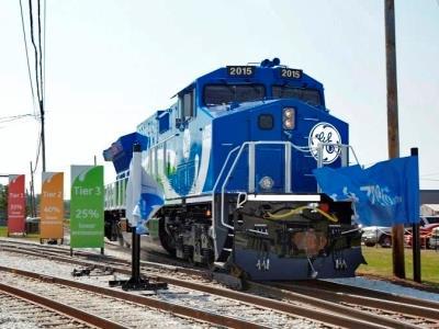 GE unveiled the prototype for its next generation of Evolution Series diesel locomotives in 2012.