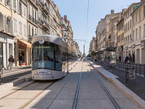 Marseille tram route T3 opened on May 30.