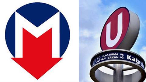 Istanbul metro logos