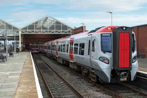 First TfW Rail CAF Class 197 DMU in passenger service (Photo Tony Miles) (1)