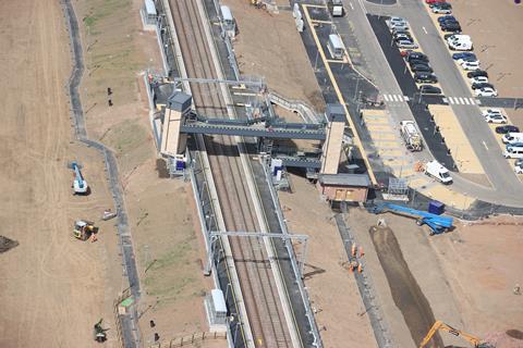 Reston station aerial footbridge 3