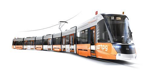 Geneve Stadler Tramlink tram impression