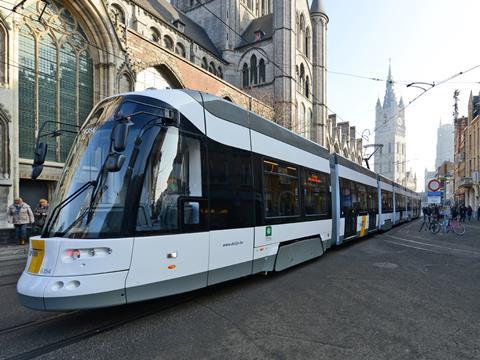 Bombardier Flexity 2 Albatros tram for Gent (Photo: De Lijn).