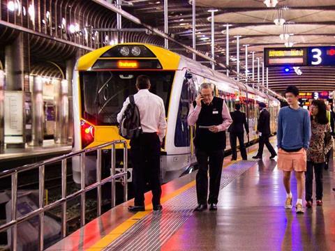 Auckland launches electric suburban electric train service.