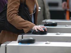 London Underground smart card readers.