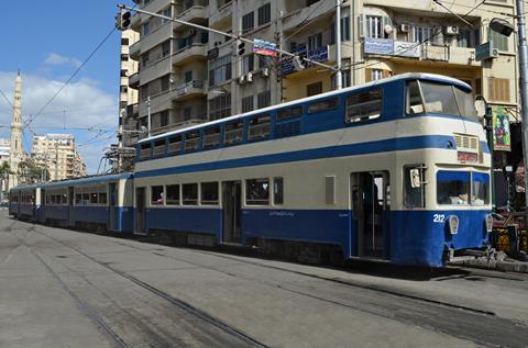 Alexandria double-deck tram