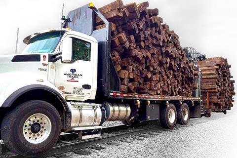 American Track Railroad Support Services truck