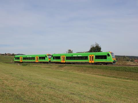 BEG awarded Länderbahn a contract to reintroduce regular passenger services on the 24·8 km Gotteszell – Viechtach route.