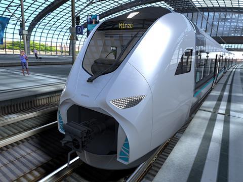DB Regio has ordered 57 three-car Siemens Mireo electric multiple-units for use on S-Bahn Rhein-Neckar services.