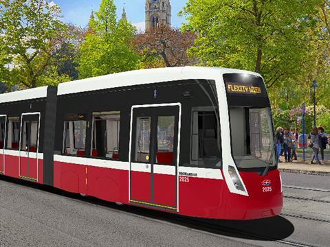Bombardier Transportation is to supply 119 Flexity trams to Wien.