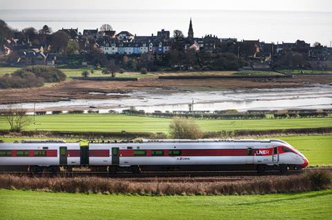 LNER Azuma Alnmouth