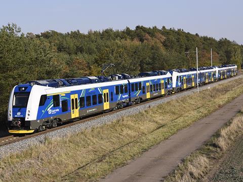 The first of nine Škoda Transportation Class 650 RegioPanter EMUs orderd for use on the Pnovany – Plzen – Horaždovice line are on test (Photo: Vladimír Fišar).