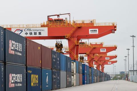 Trans-Caspian International Transport Route in Xi'an (Photo KTZ)