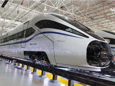 The CRH1A-A design has been in revenue service in China since last November.