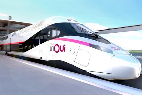 SNCF Alstom Avelia Horizon high speed train 