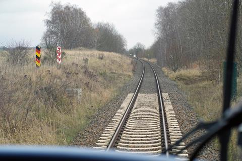 German-Polish border between Angermünde and Szczecin (Photo: Deutsche Bahn/Volker Emersleben)