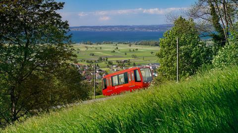 Impression of Stadler railcar for Appenzeller Bahnen's Rheineck – Walzenhausen line (1)