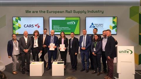 CARS RSI UNIFE MoU InnoTrans 2022