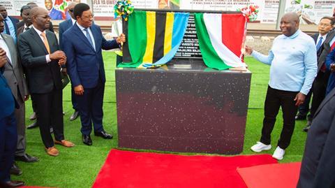 Uvinza–Musongati railway ceremony (Photo Tanzania PM's office)